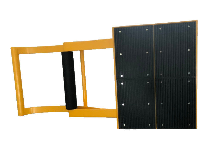 Lightweight Aluminum Portable Vehicle Barricade with Foldable Structure and Electrostatic Spraying for Anti-Collision Safety