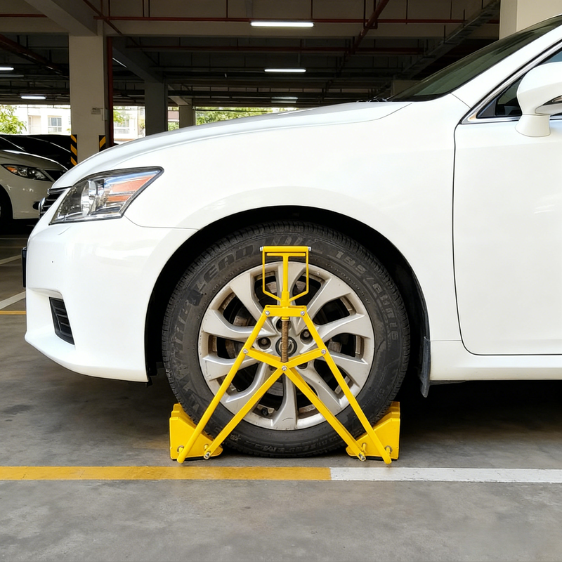 Aluminum Handheld Portable Trailer Anti Theft Devices Yellow Color