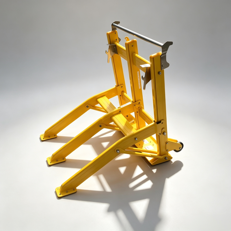 25kg Foldable Portable Vehicle Barricade with High-Strength Aluminum Alloy for Low-Speed Road Safety