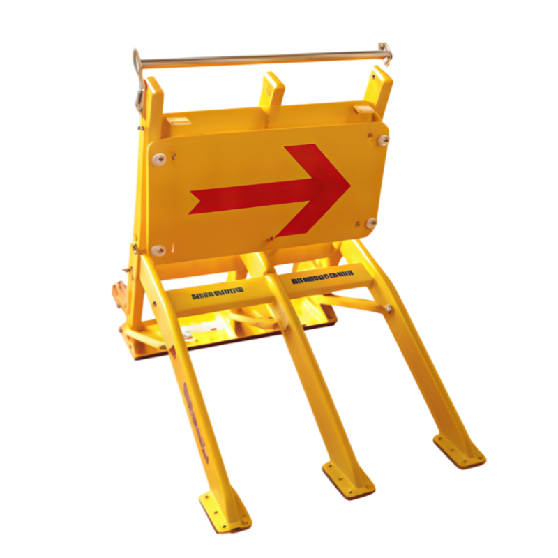 Foldable Lightweight Vehicle Interceptor with One-Person Deployment for Construction Safety Mobile Barrier