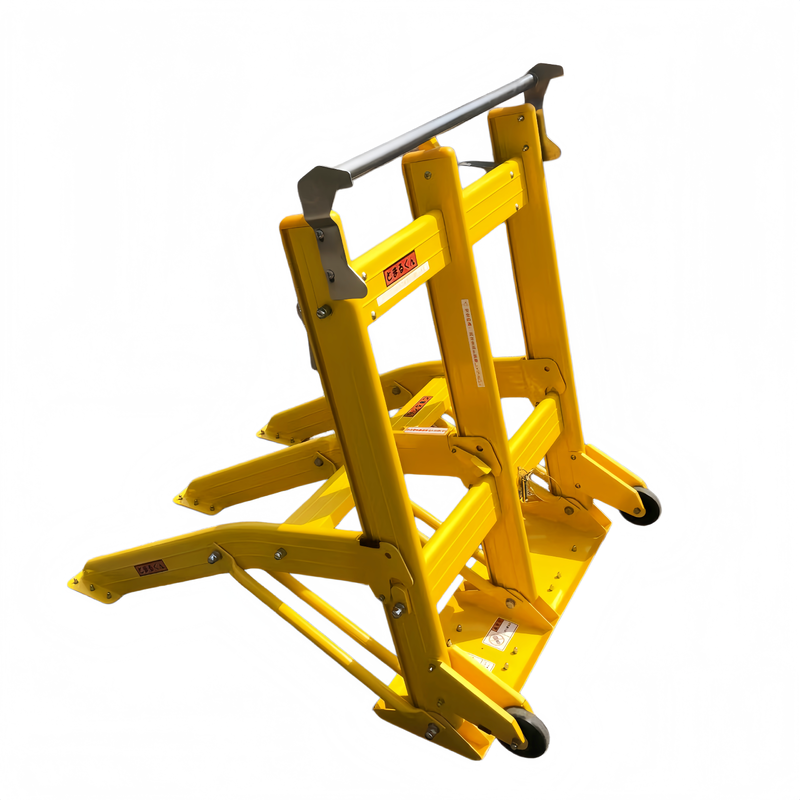 25kg Lightweight Vehicle Security Barrier with 8.7m Stopping Distance and Foldable Design for Work Zone Protection