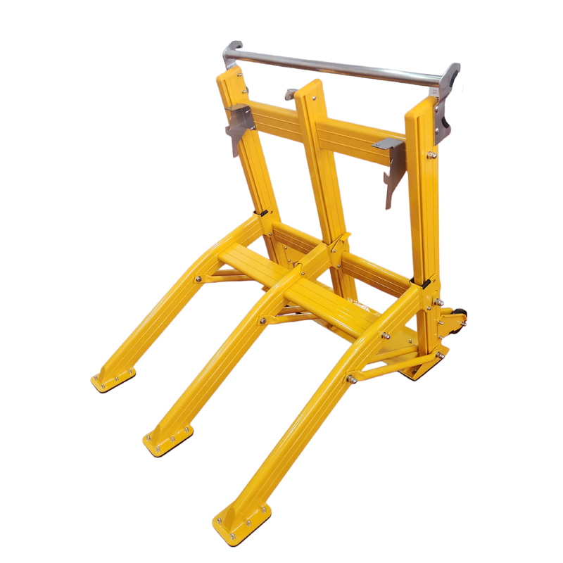 Lightweight Foldable Anti Ram Vehicle Barrier with Built-in Wheels for Quick Relocation