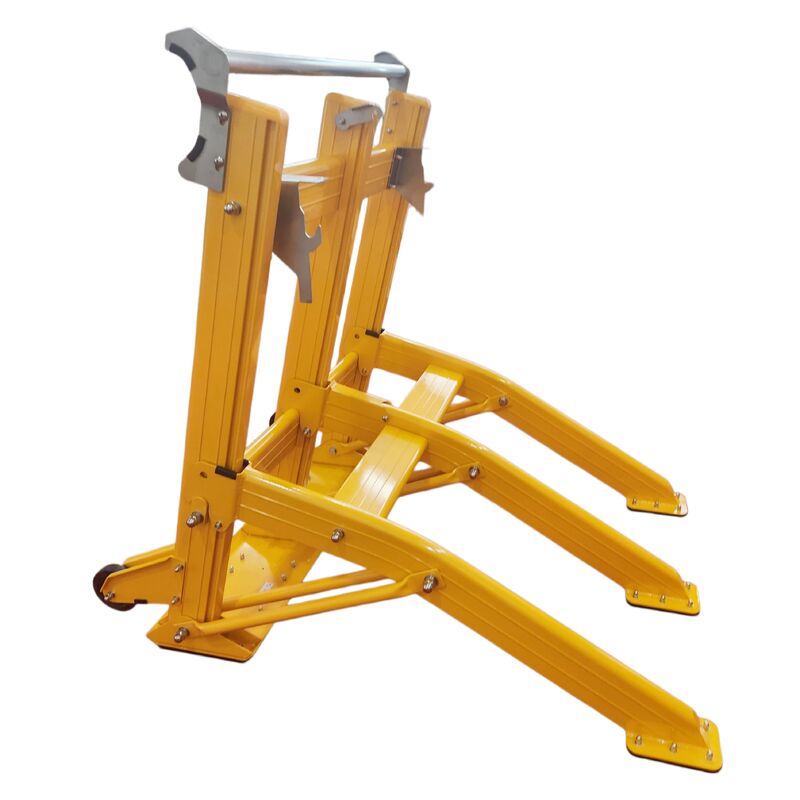 Lightweight Foldable Portable Vehicle Barricades with Robust Mechanical Structure and High Visibility for Work Zone Safety