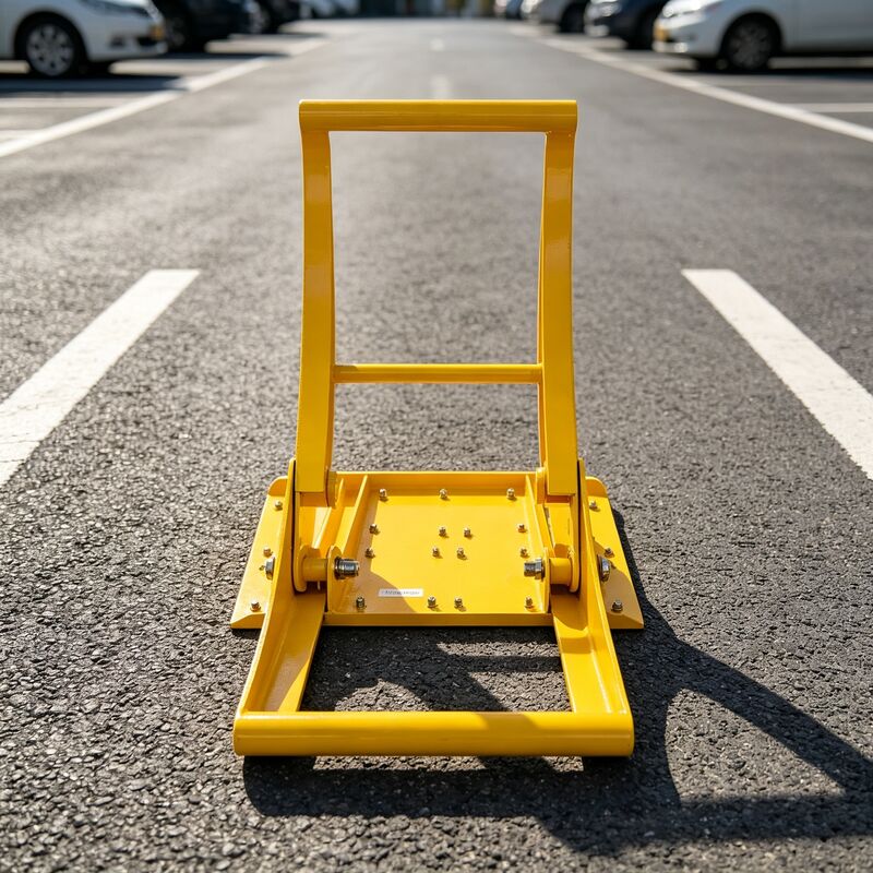 Weather Resistant Portable Vehicle Barricades and Foldable Crash Barrier at 13.4kg for Parking Lots and Construction Sites