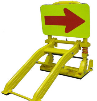Foldable 660mm Width Portable Vehicle Barricade with Electrostatic Spraying for Construction Zones