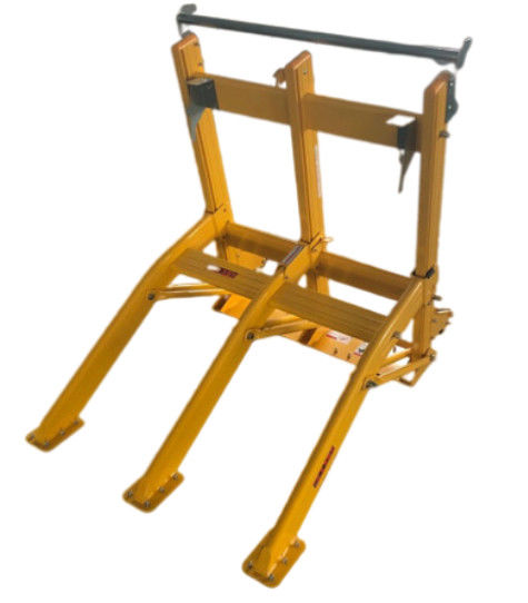 25KG Lightweight Portable Vehicle Barricade with RAL 1002 Yellow Electrostatic Spraying for Construction Zones