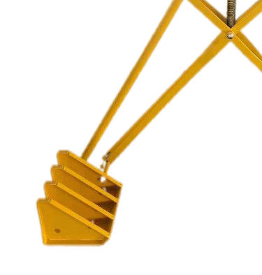 Aluminum Handheld Portable Trailer Anti Theft Devices Yellow Color