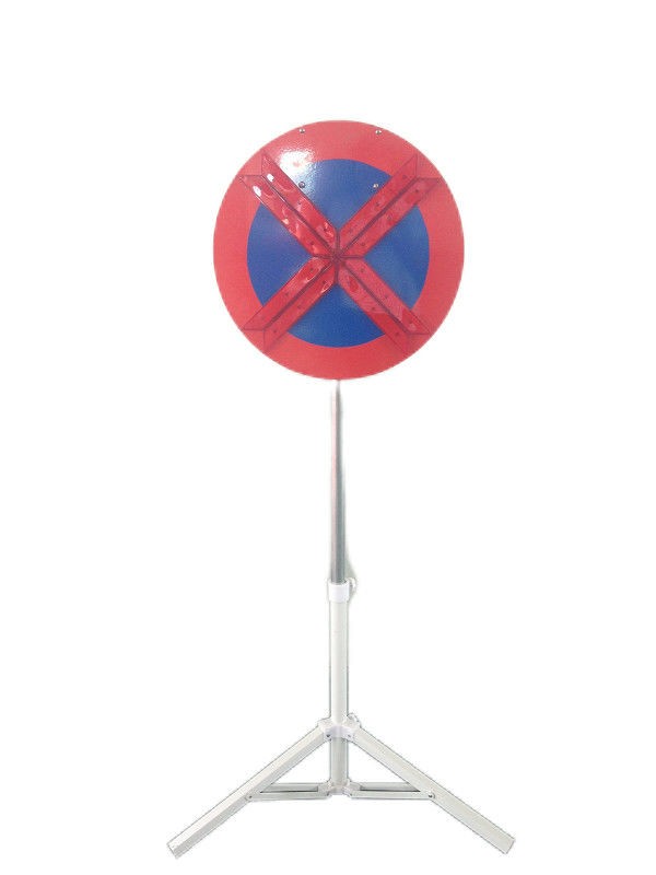 High-brightness LED Warning Sign with Adjustable Height and Waterproof Design for Traffic Control