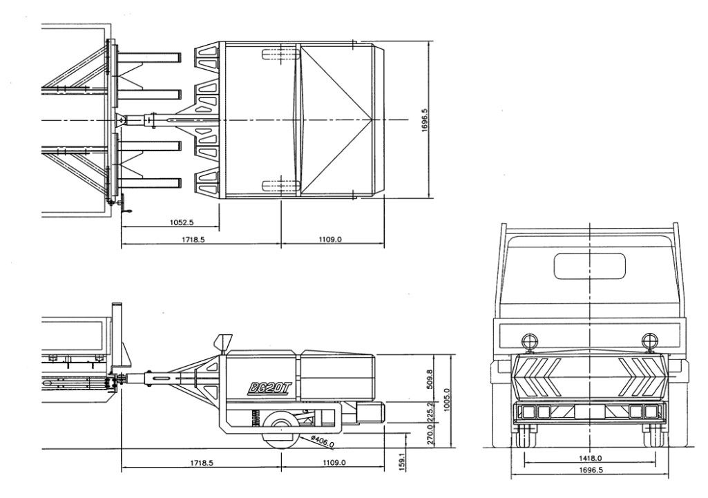 Traffic Yellow 750kg Truck Mounted Attenuator with Aluminum Alloy Construction for High Impact Resistance