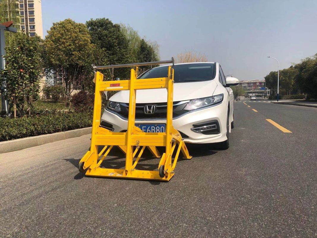 Aluminum Alloy Portable Vehicle Barrier with Foldable Design and Electrostatic Spraying for Enhanced Durability