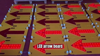 LED Arrow Board is designed for road construction and traffic control applications