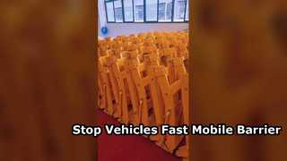 Video of the factory production process for mobile vehicle barriers